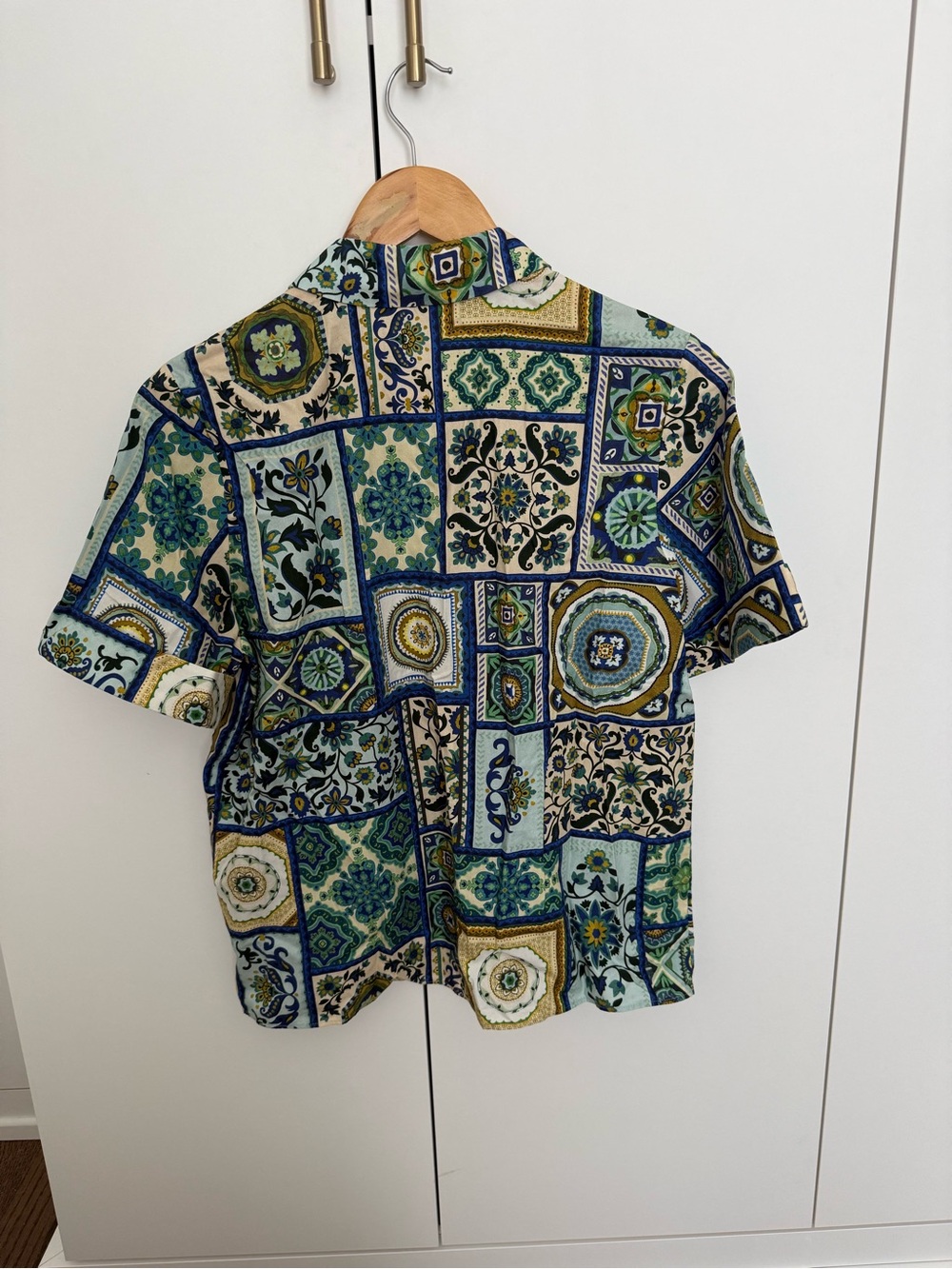 Sezane Livia Shirt - Sézane X Momonì Mosaic - Size 4 - Picture 3 of 4
